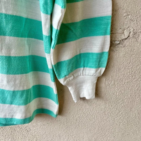 NEW Loft Stripe Polo Long Sleeve Top Size XS - Picture 4 of 5